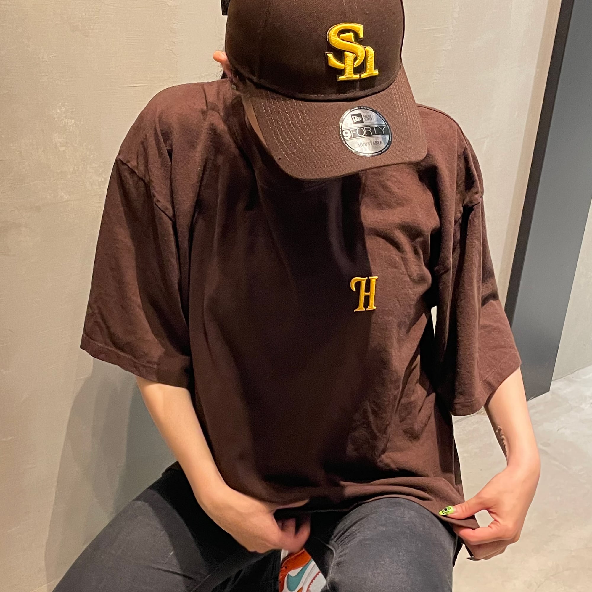 カラーシリーズ ビッグシルエットTシャツ メンズフリー【パーントウッド】